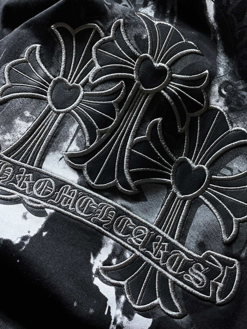 Chrome Hearts Floral Cross Graphic T-Shirt ¡ª detail