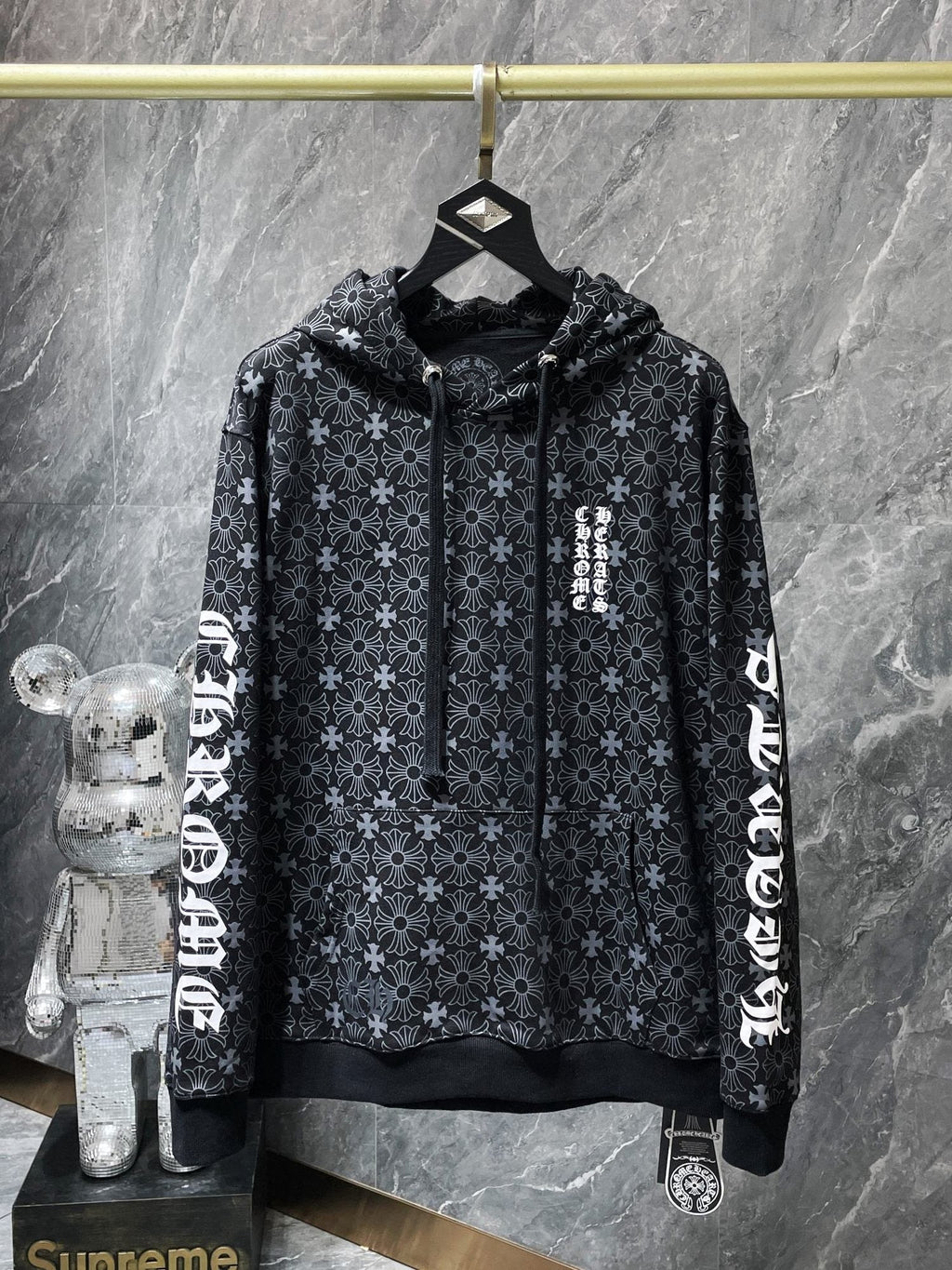 Chrome Hearts Floral Horseshoe Graphic Hoodie ¡ª hero