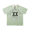 MAJESTIK Mint Green Striped Half-Zip Polo Shirt ¡ª hero