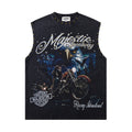 MAJESTIK Speedway Eagle Motorcycle Sleeveless T-Shirt ¡ª hero