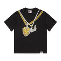 ASAALL Chain and Shield Graphic Short-Sleeve T-Shirt ¡ª hero