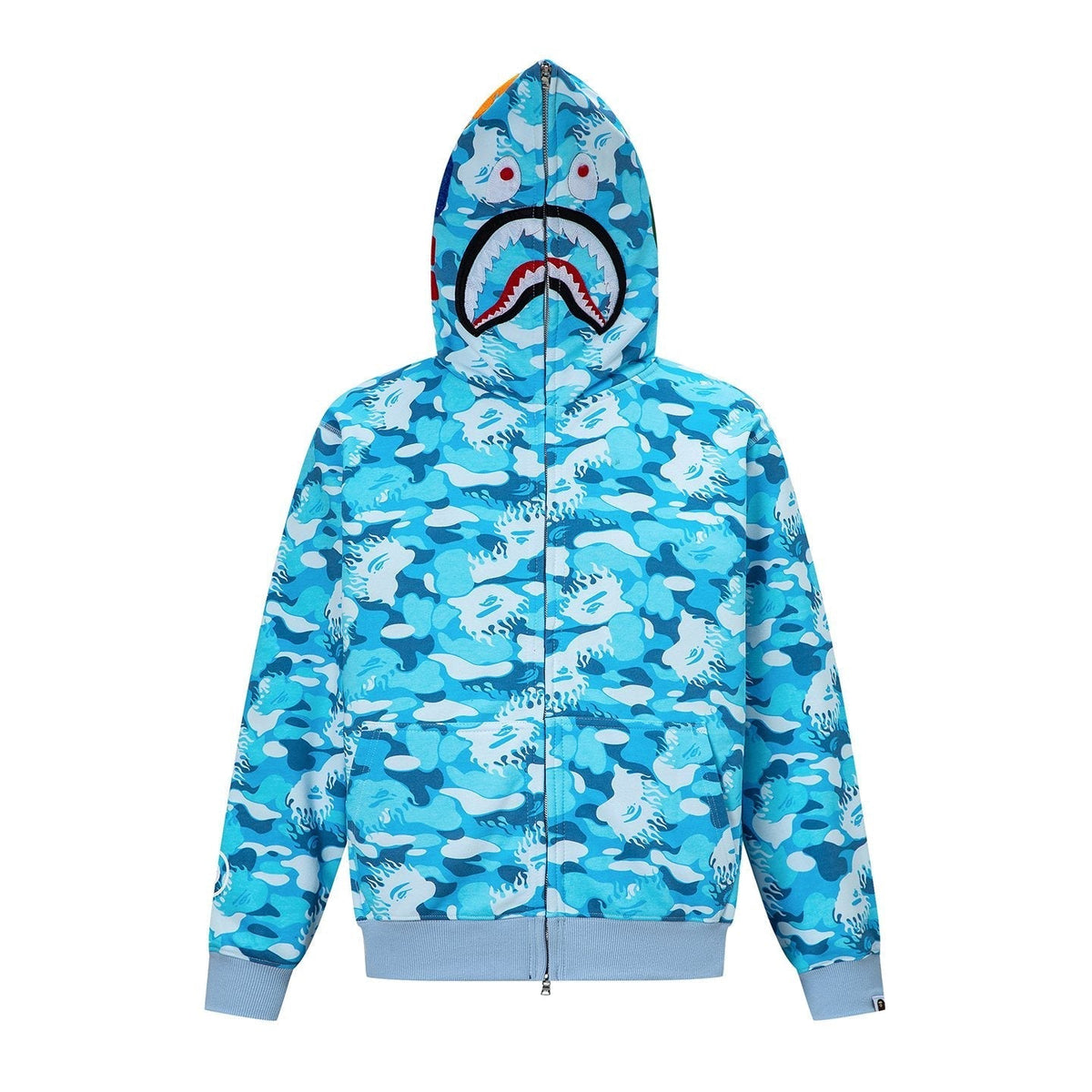 BAPE Shark Camo Full-Zip Hoodie ¡ª hero