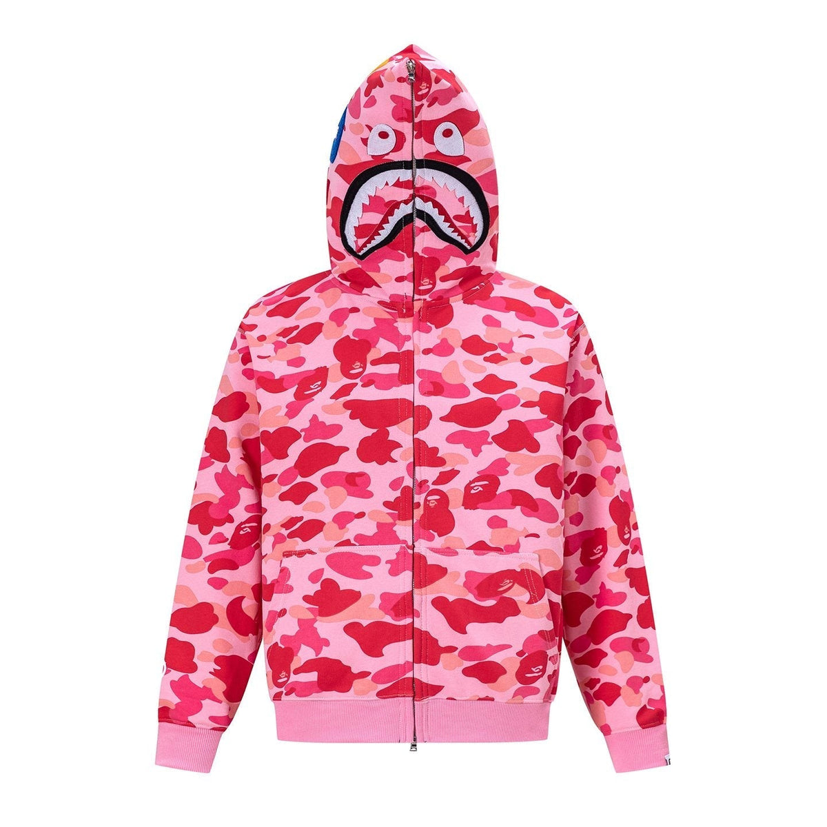 BAPE Shark Camo Full-Zip Hoodie ¡ª front