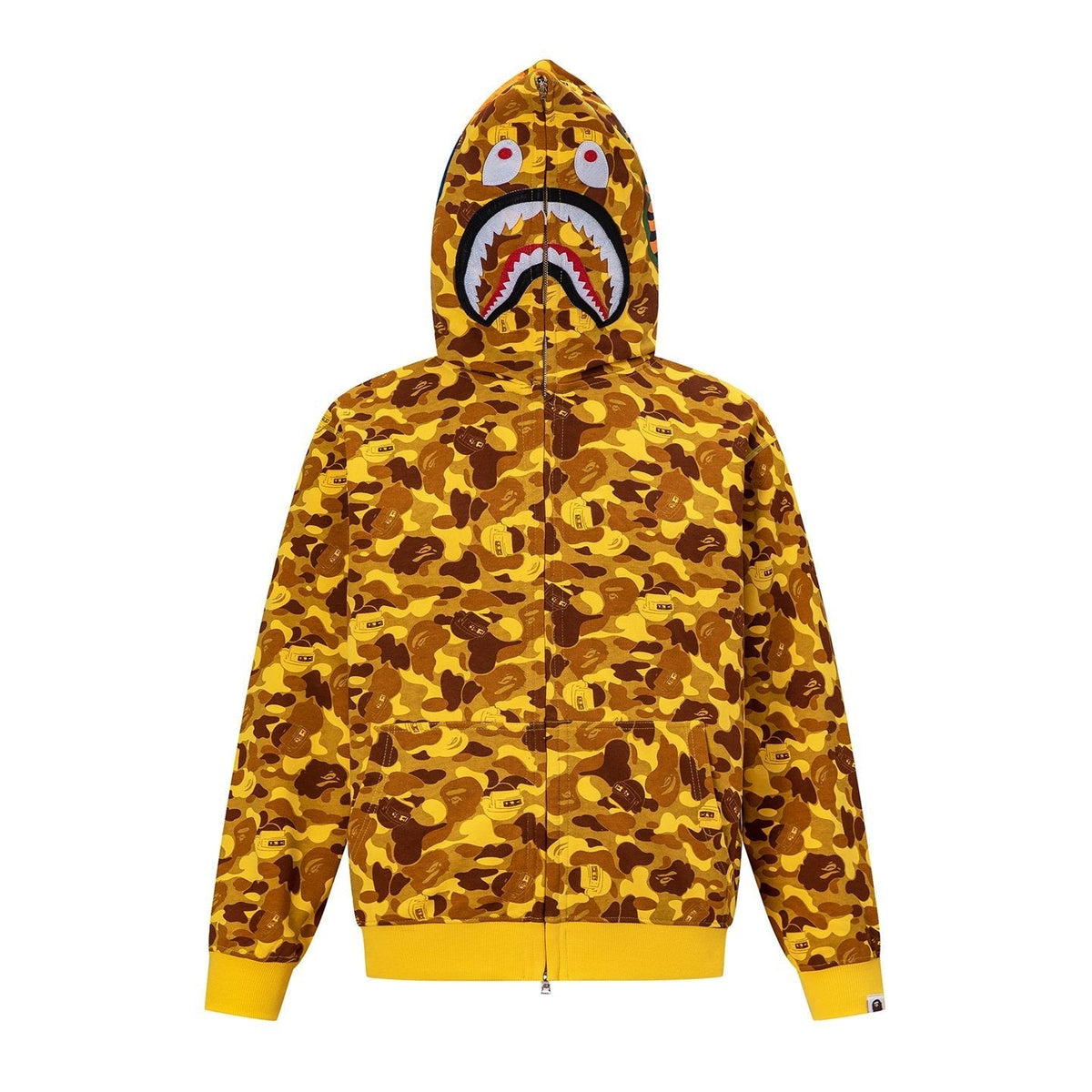 BAPE Shark Camo Full-Zip Hoodie ¡ª front