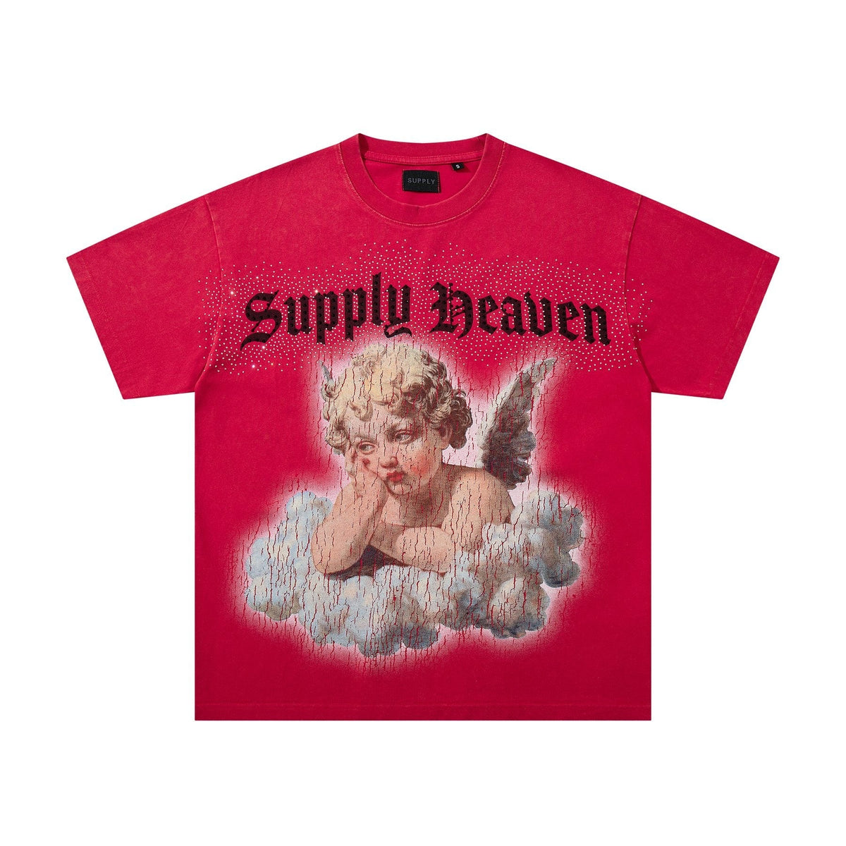 SUPPLY TEE Heaven Angel Flame Graphic T-Shirt ¡ª front