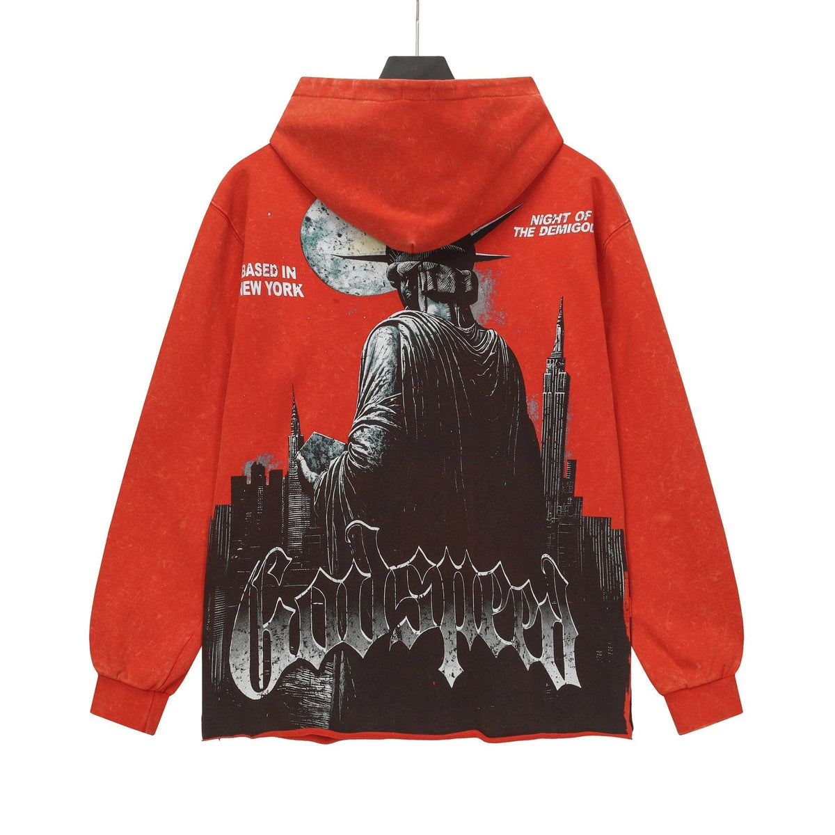 Godspeed Statue of Liberty Graphic Hoodie ¡ª back