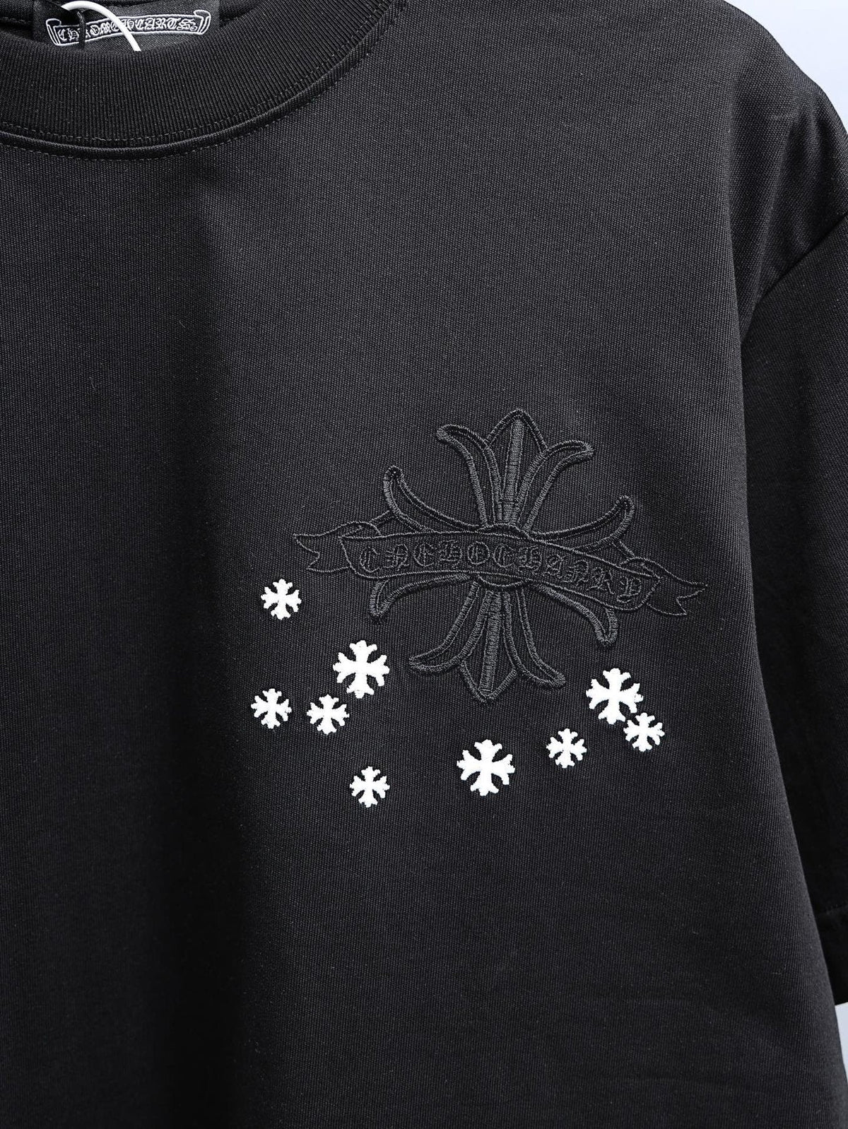 Chrome Hearts Cross and Star Graphic T-Shirt ¡ª detail
