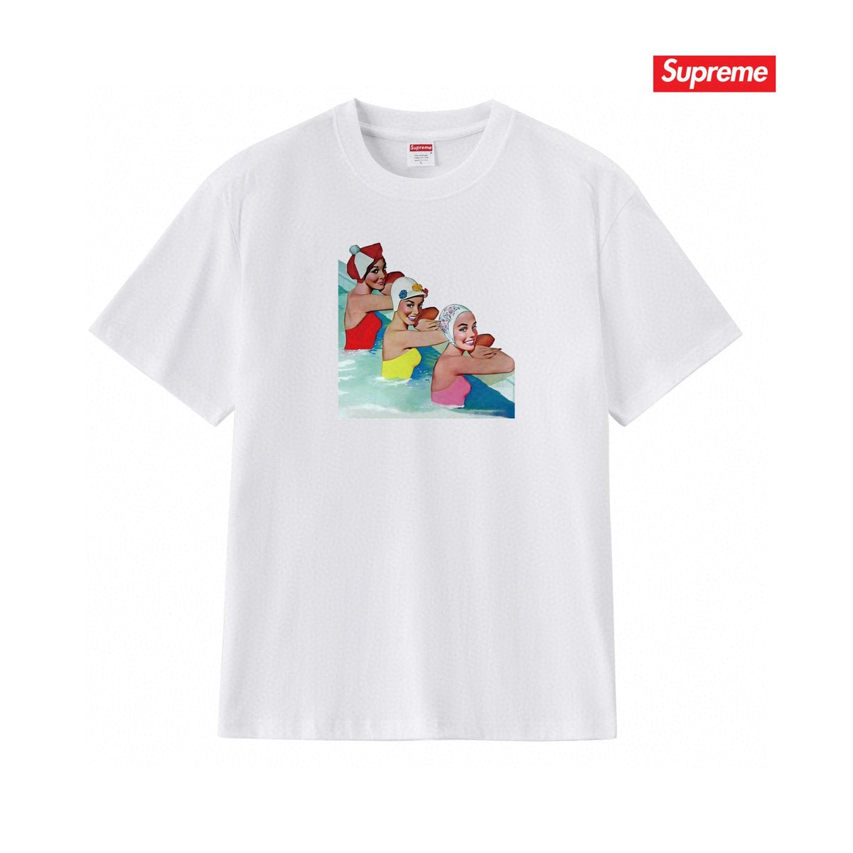 Supreme Swimmer Pool Graphic T-Shirt ¡ª hero