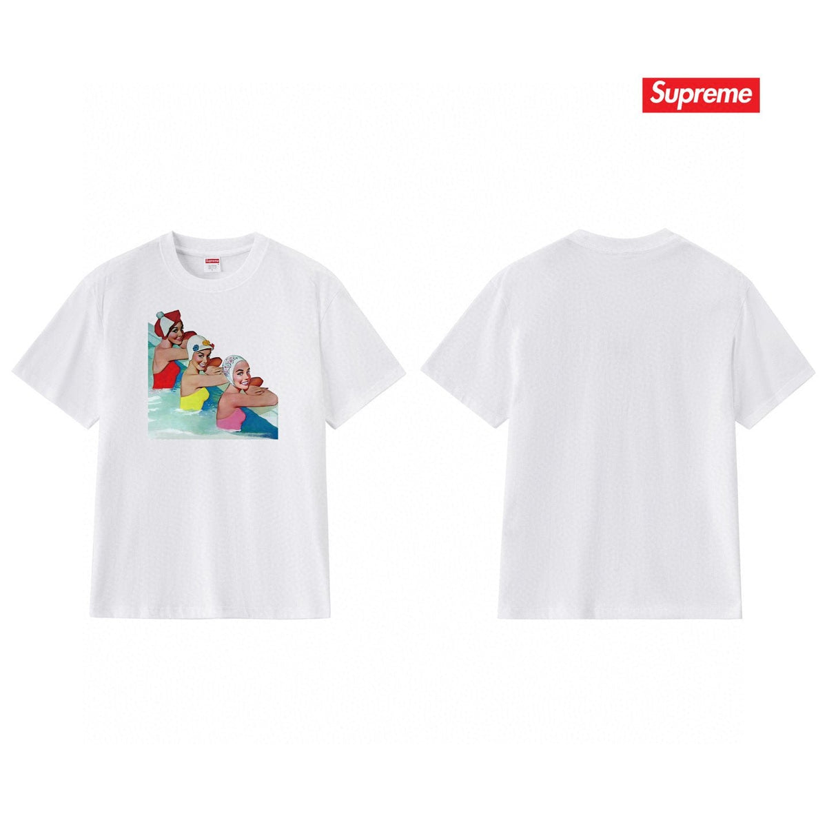 Supreme Swimmer Pool Graphic T-Shirt ¡ª back
