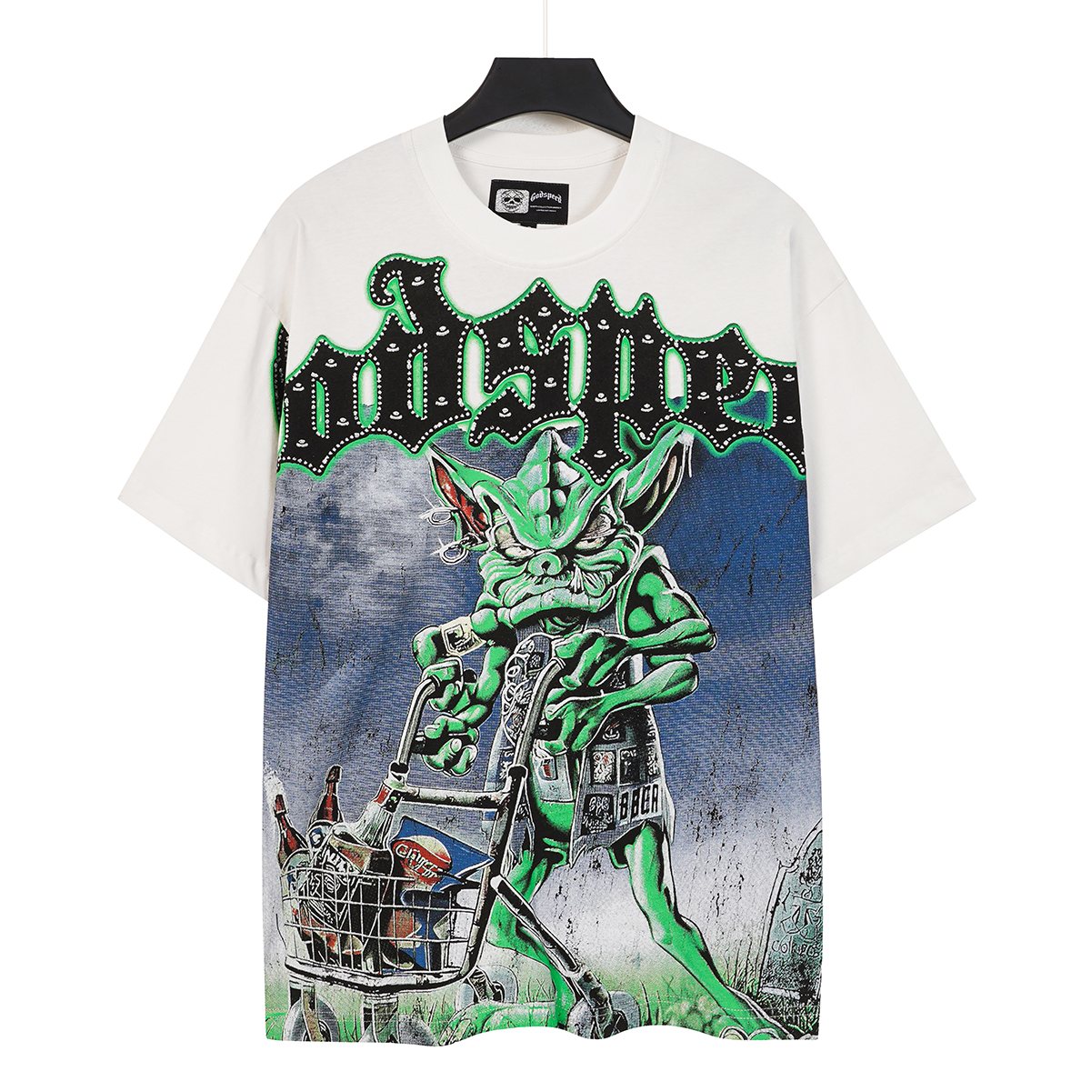 Godspeed Green Cart Character Graphic T-Shirt ¡ª hero