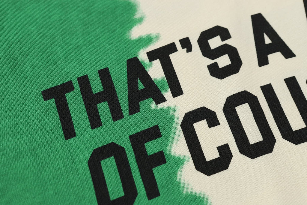 THAT'S A AWFUL LOT OF COUGH SYRUP Tri-Panel Graphic T-Shirt ¡ª detail