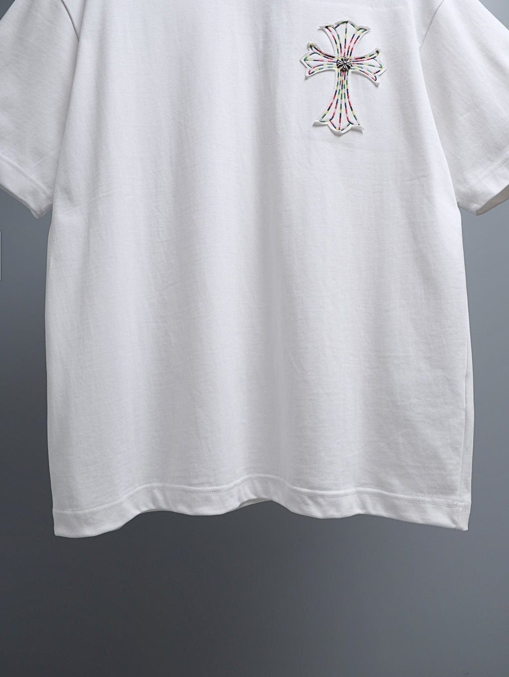 Chrome Hearts Ornate Cross Graphic T-Shirt ¡ª front