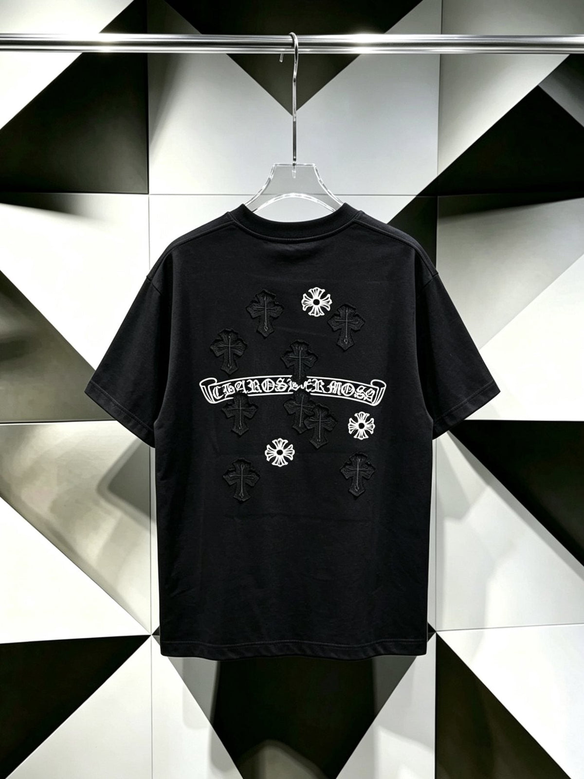 Chrome Hearts Cross Floral Graphic T-Shirt ¡ª back