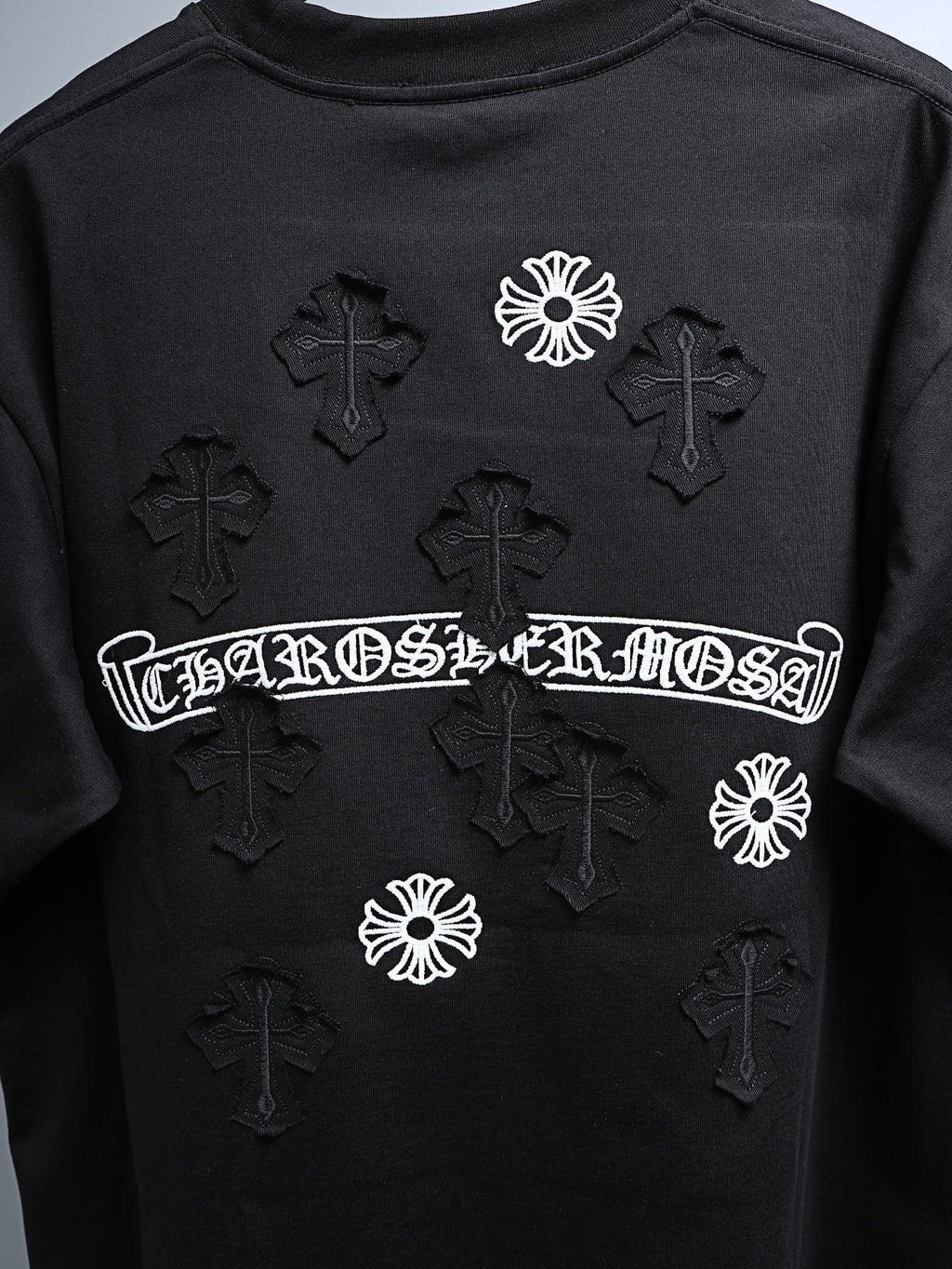 Chrome Hearts Cross Floral Graphic T-Shirt ¡ª detail