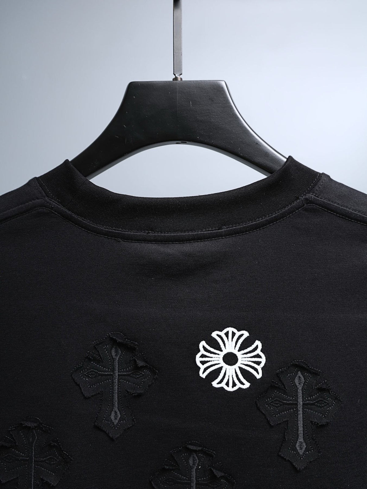 Chrome Hearts Cross Floral Graphic T-Shirt ¡ª detail