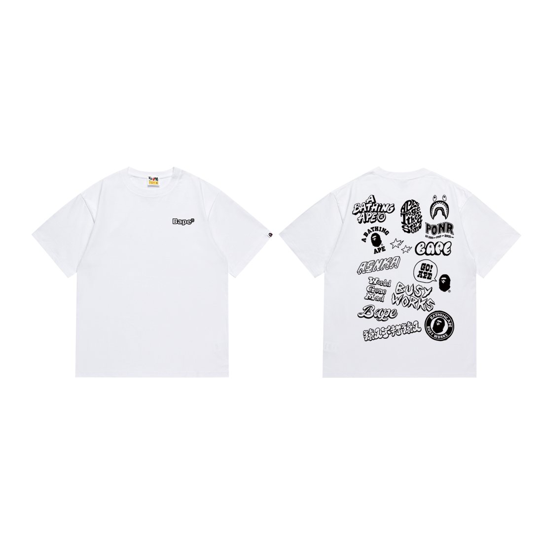 BAPE Collage Back Graphic T-Shirt ¡ª comparison