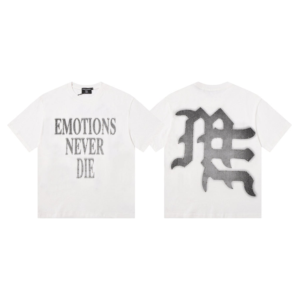 MIXED EMOTION Never Die Monogram Graphic T-Shirt ¡ª hero