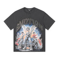 MIXED EMOTION Studded Angel Graphic T-Shirt ¡ª hero