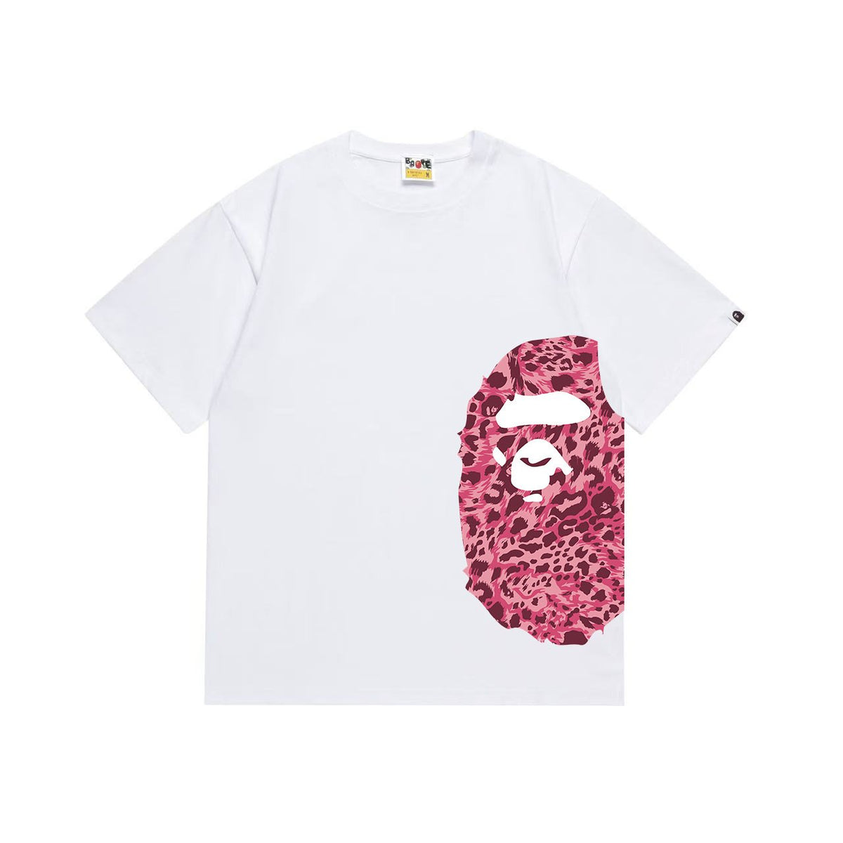 BAPE Pink Camo Ape Head Graphic T-Shirt ¡ª front