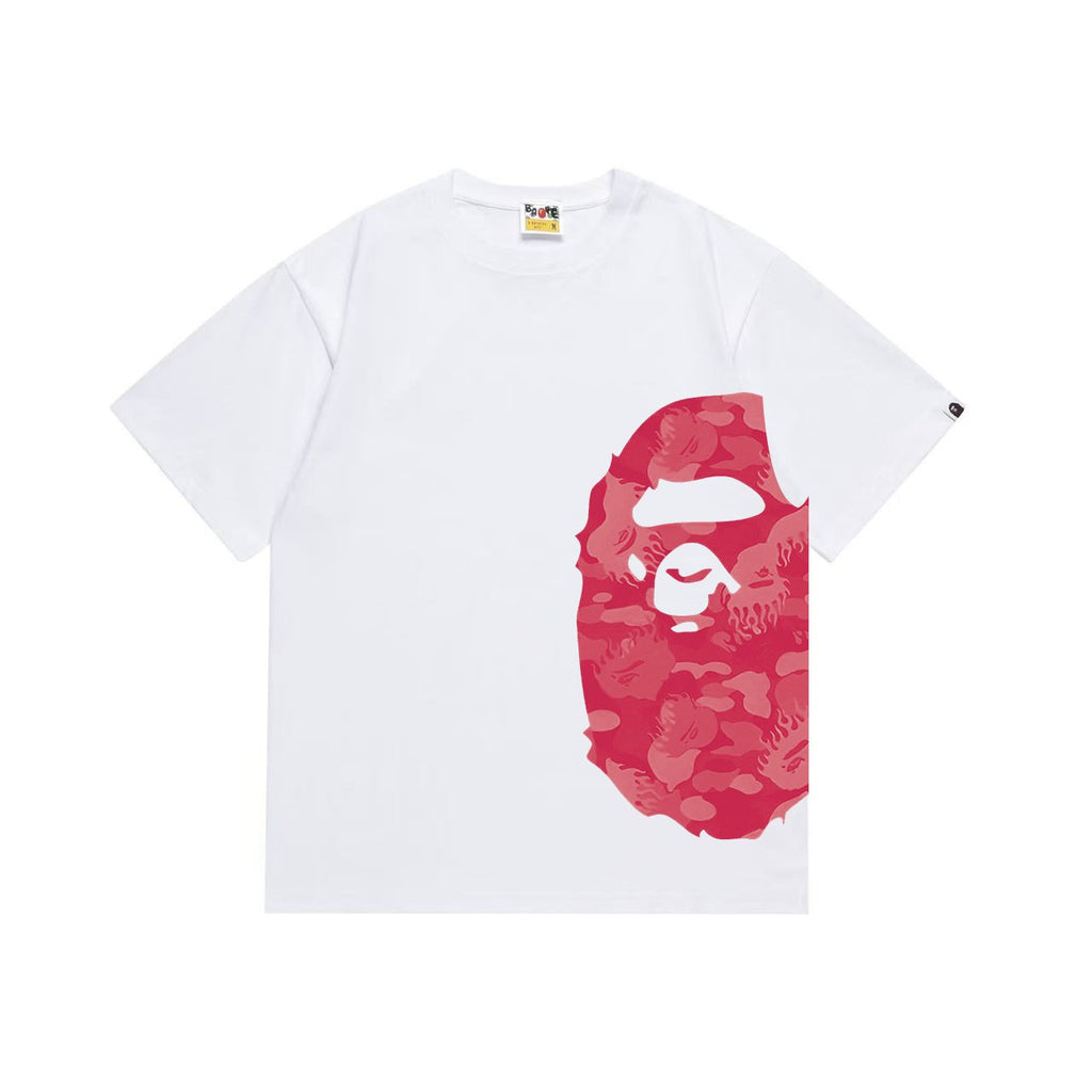 BAPE Pink Camo Ape Head Graphic T-Shirt ¡ª front
