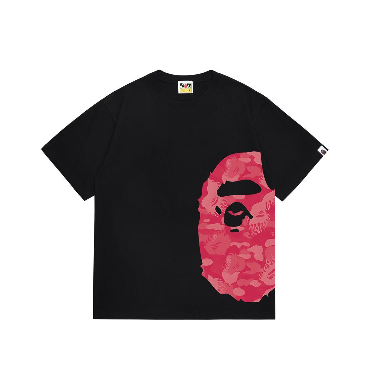 BAPE Pink Camo Ape Head Graphic T-Shirt ¡ª front