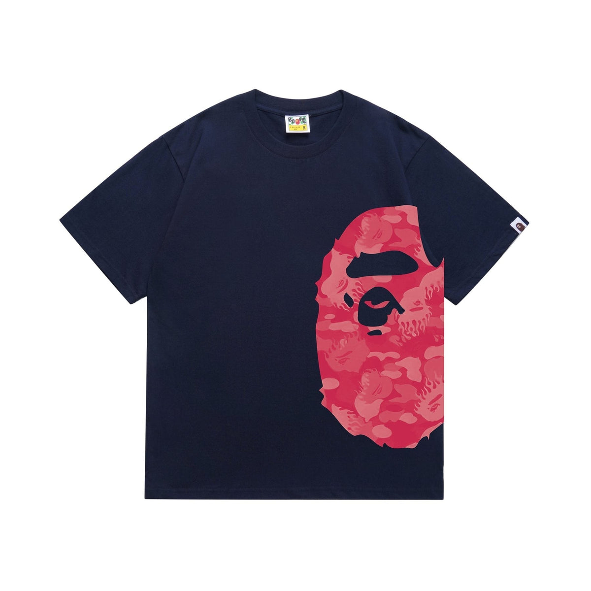 BAPE Pink Camo Ape Head Graphic T-Shirt ¡ª front