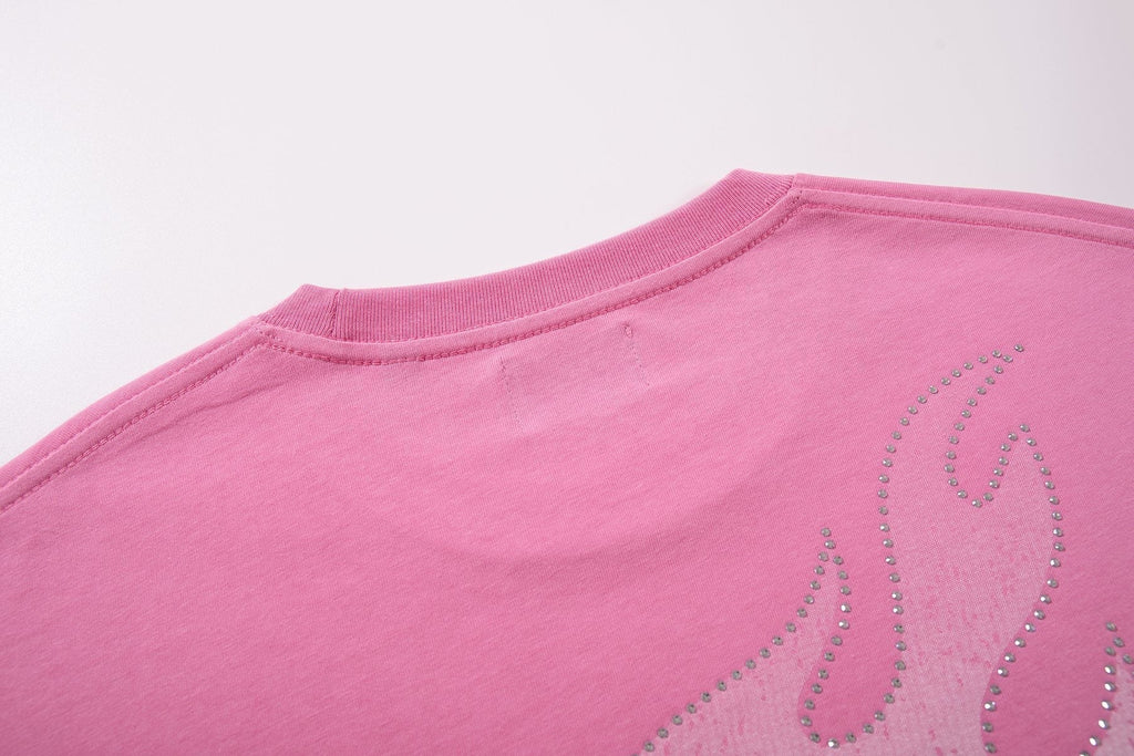 SUPPLY TEE Cherub Flame Graphic T-Shirt ¡ª detail