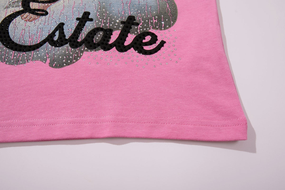 SUPPLY TEE Cherub Flame Graphic T-Shirt ¡ª detail