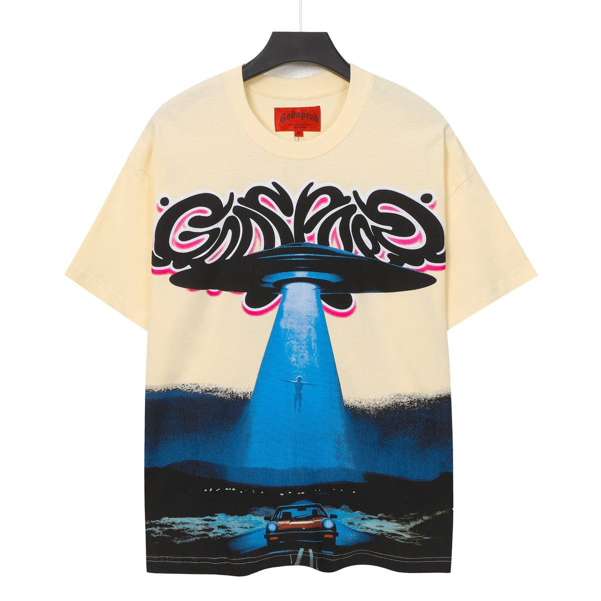 Godspeed UFO Car Graphic Short-Sleeve T-Shirt ¡ª hero