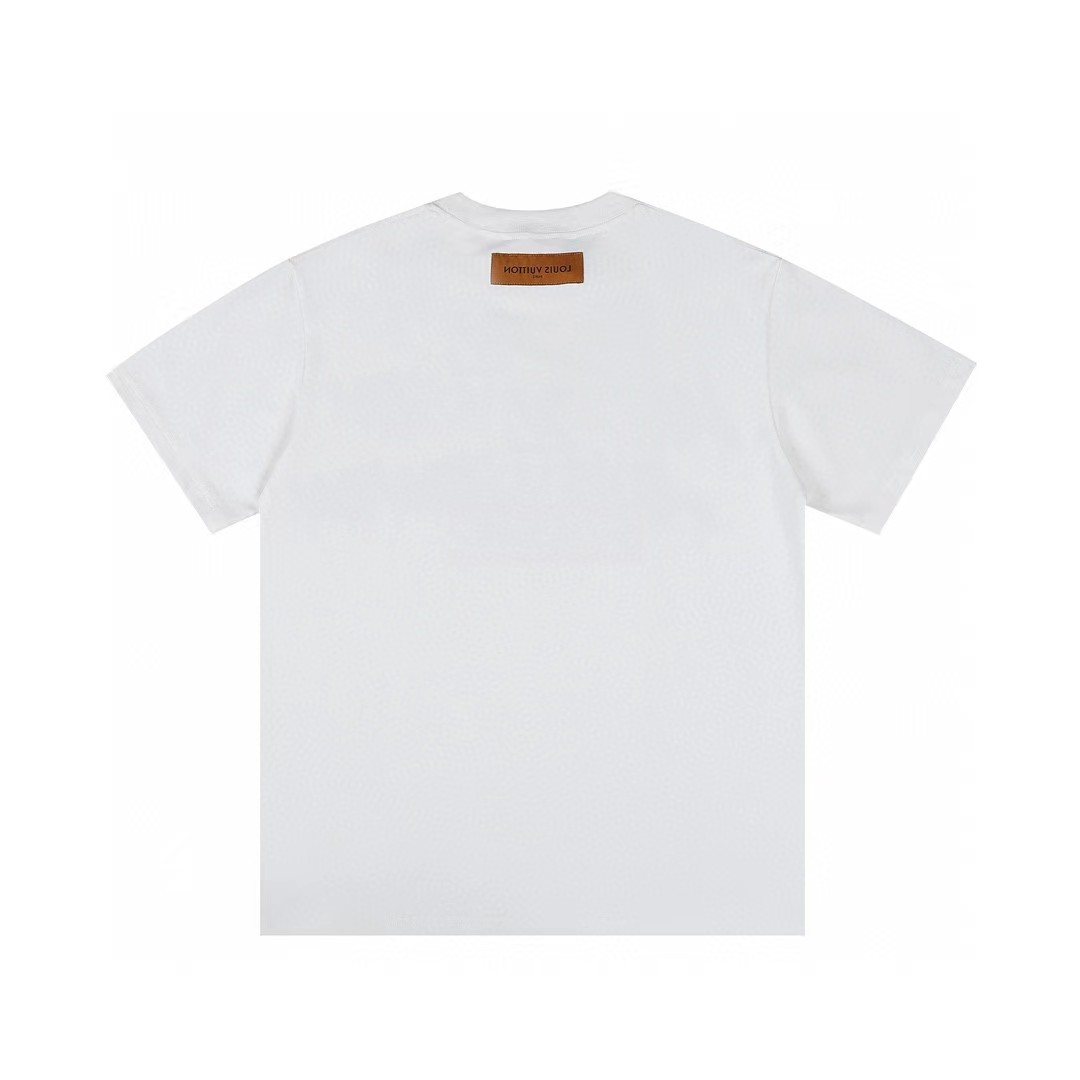 Supreme LV-Style Graffiti Graphic T-Shirt ¡ª back