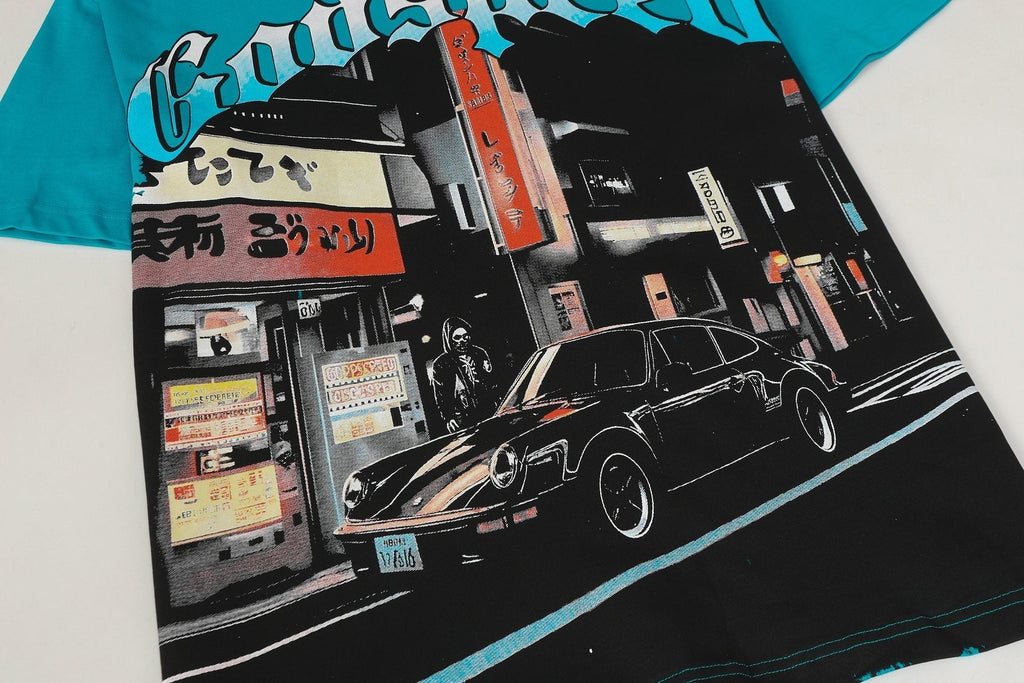 Godspeed Street Car Graphic T-Shirt ¡ª detail