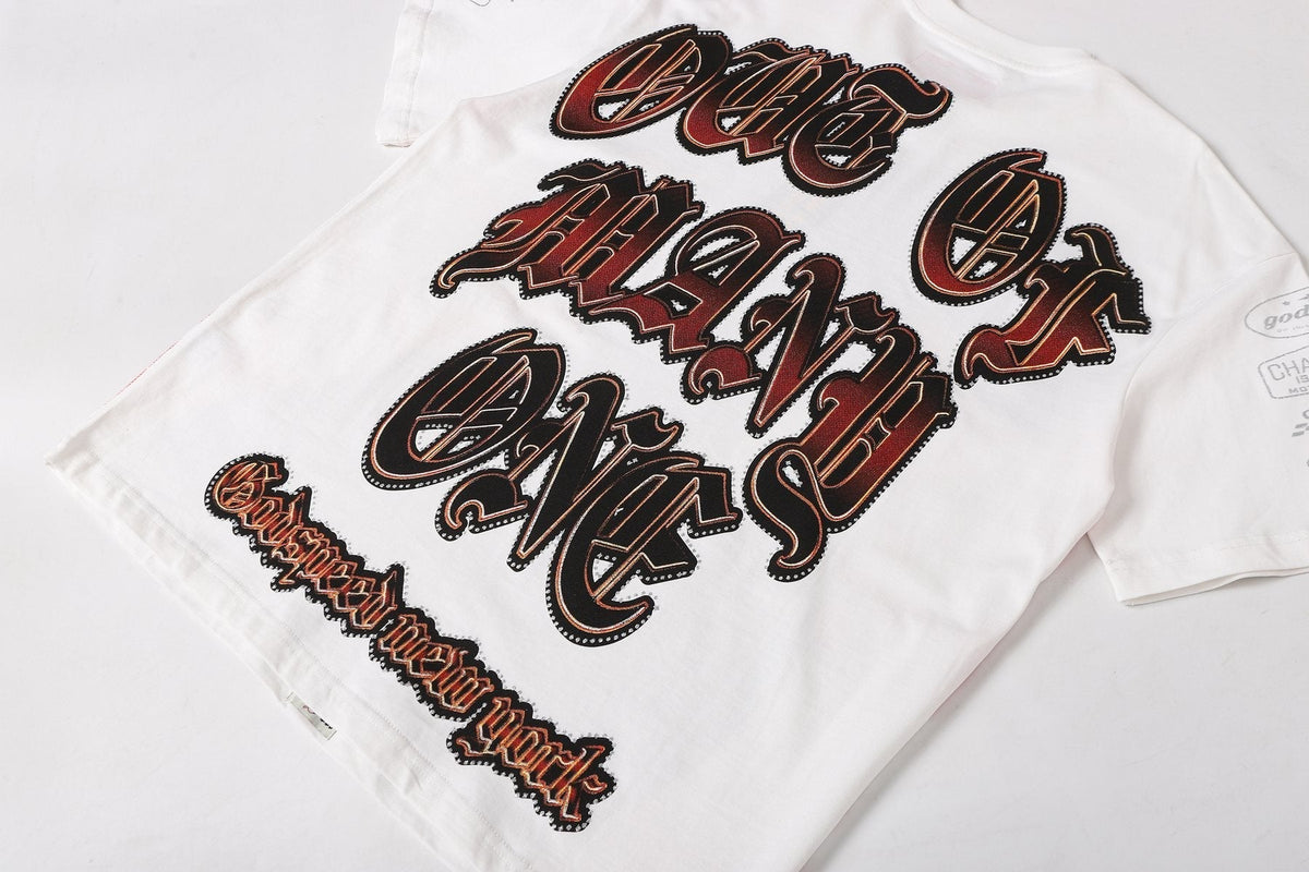 Godspeed Racing Skull Graphic T-Shirt ¡ª detail