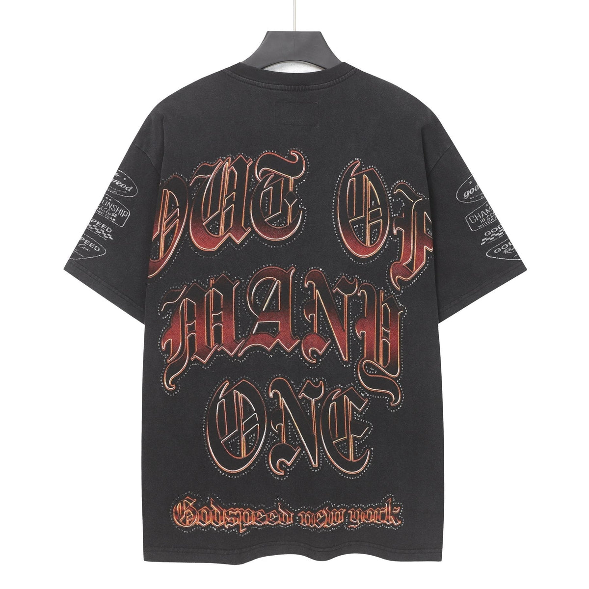 Godspeed Racing Skull Graphic T-Shirt ¡ª back