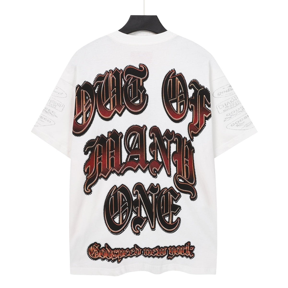 Godspeed Racing Skull Graphic T-Shirt ¡ª back