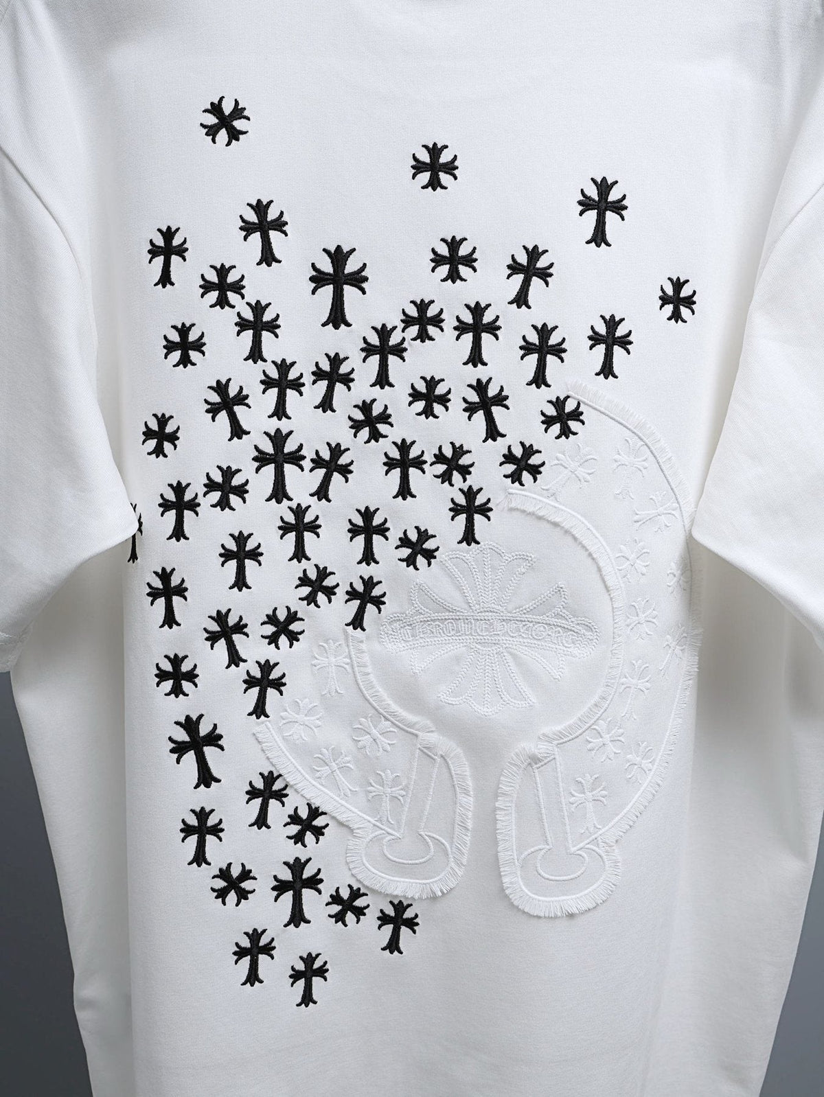 Chrome Hearts Clustered Cross Short-Sleeve T-Shirt ¡ª detail