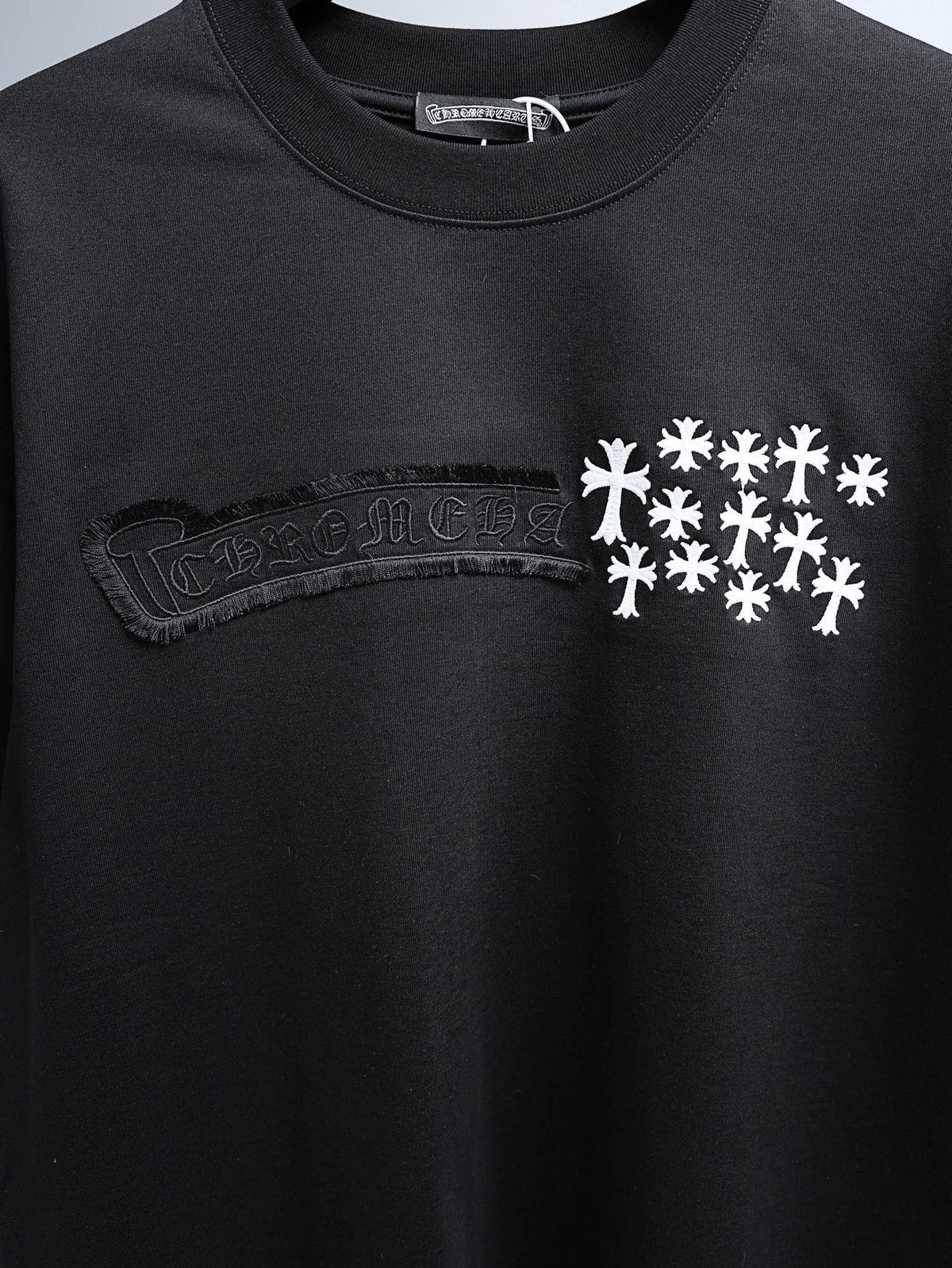 Chrome Hearts Clustered Cross Short-Sleeve T-Shirt ¡ª detail