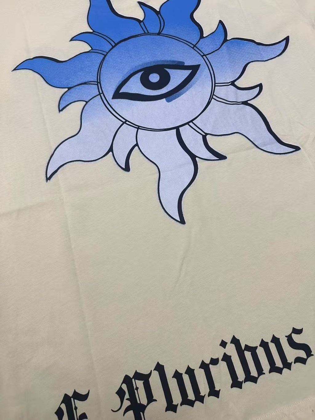 Godspeed Eye Sun Car Palm Graphic T-Shirt ¡ª detail