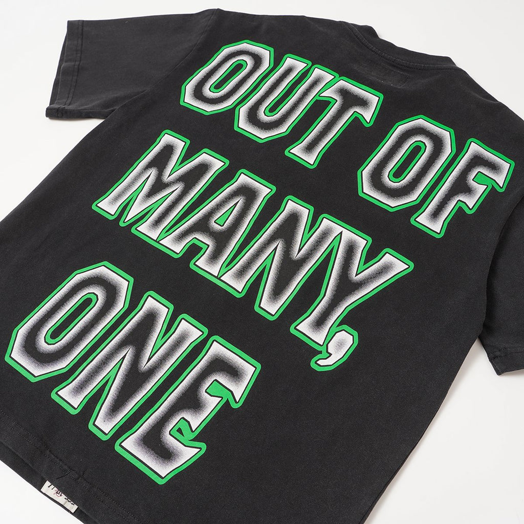 Godspeed Out of Many One Eye Graphic T-Shirt ¡ª detail