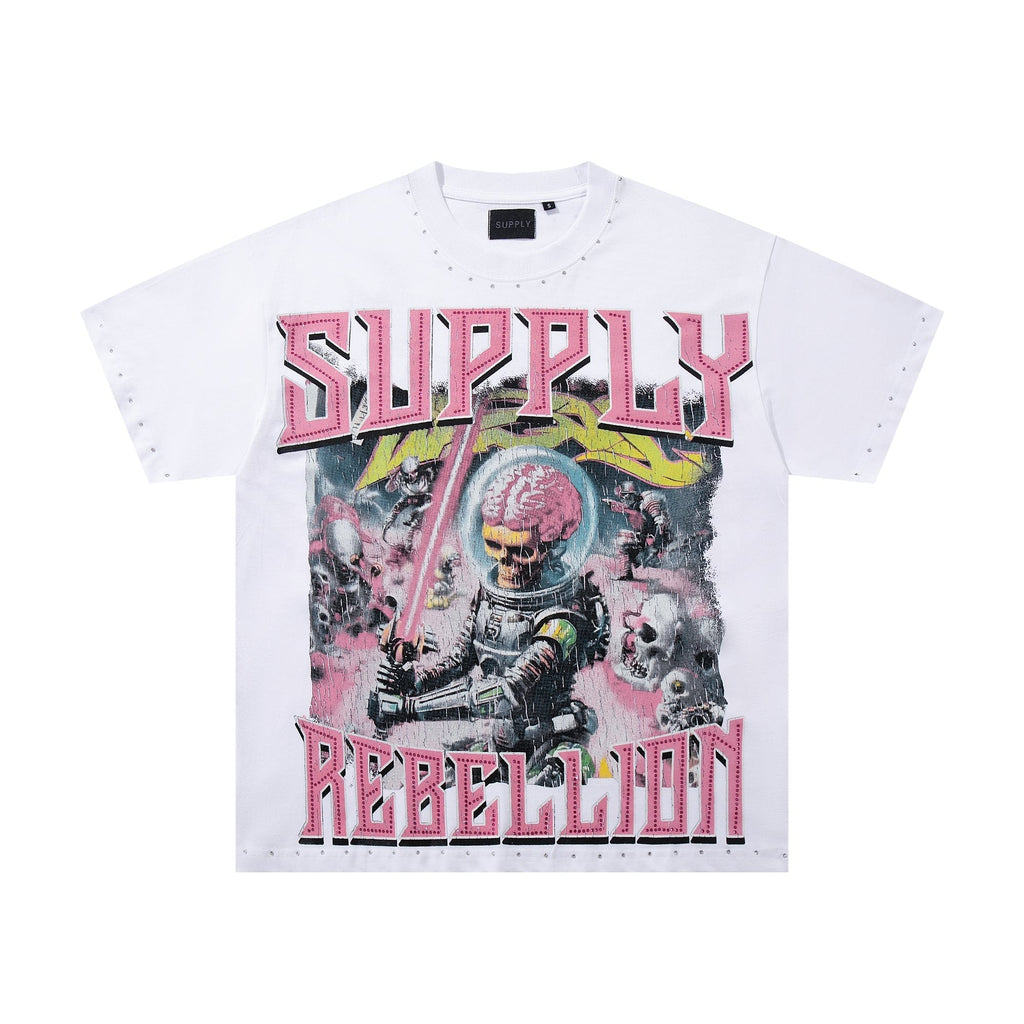SUPPLY TEE Rebellion Astronaut Graphic T-Shirt ¡ª hero