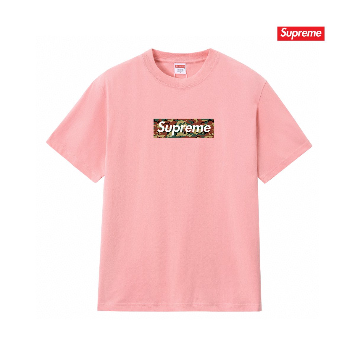 Supreme Camo Box Logo Graphic T-Shirt ¡ª front