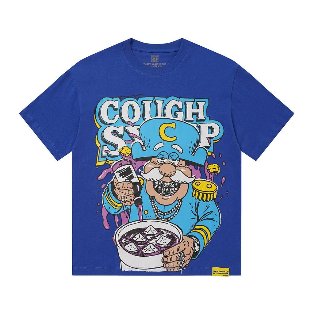 THAT'S A AWFUL LOT OF COUGH SYRUP Cartoon Graphic T-Shirt ¡ª front
