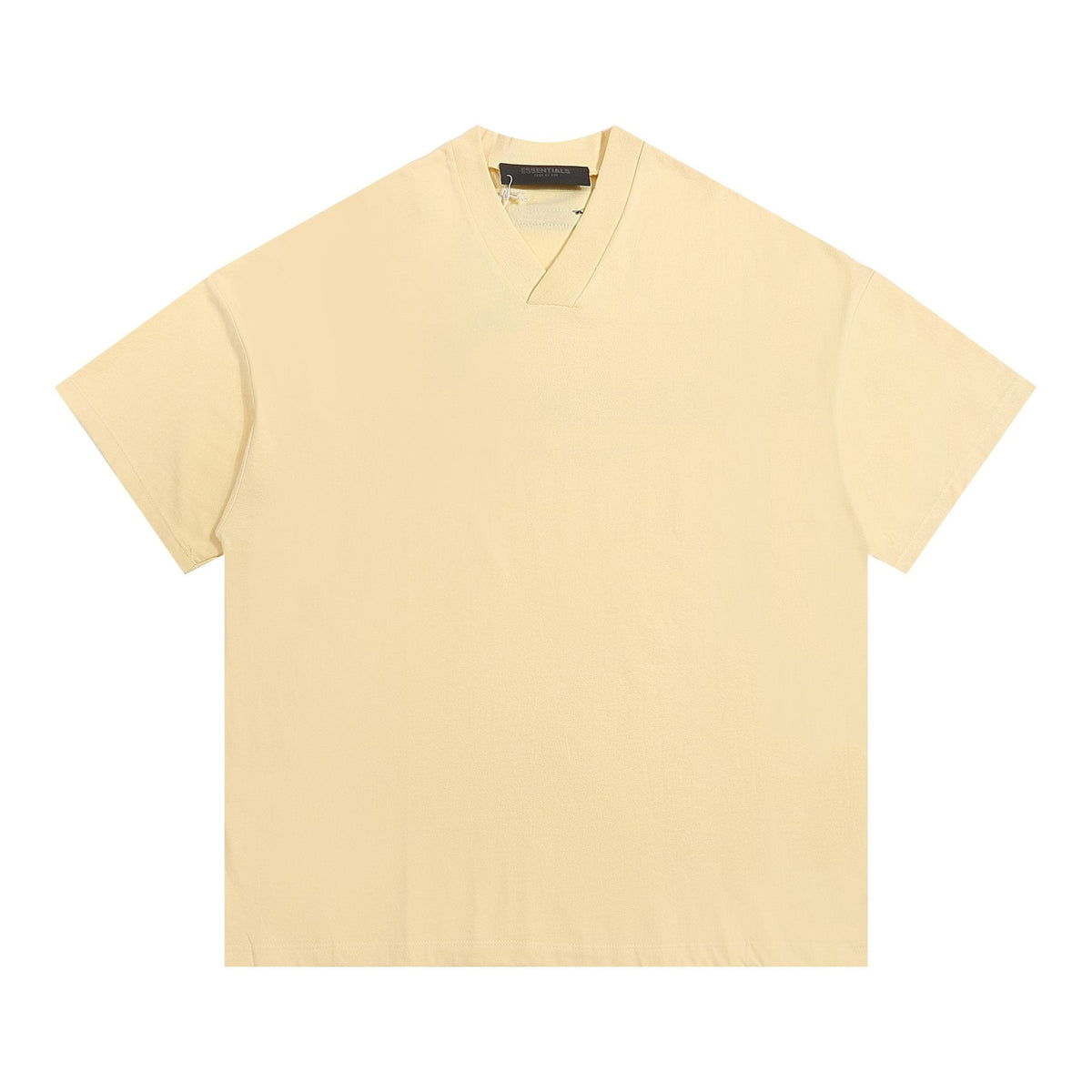 ESSENTIALS V-Notch Back Wordmark T-Shirt ¡ª front