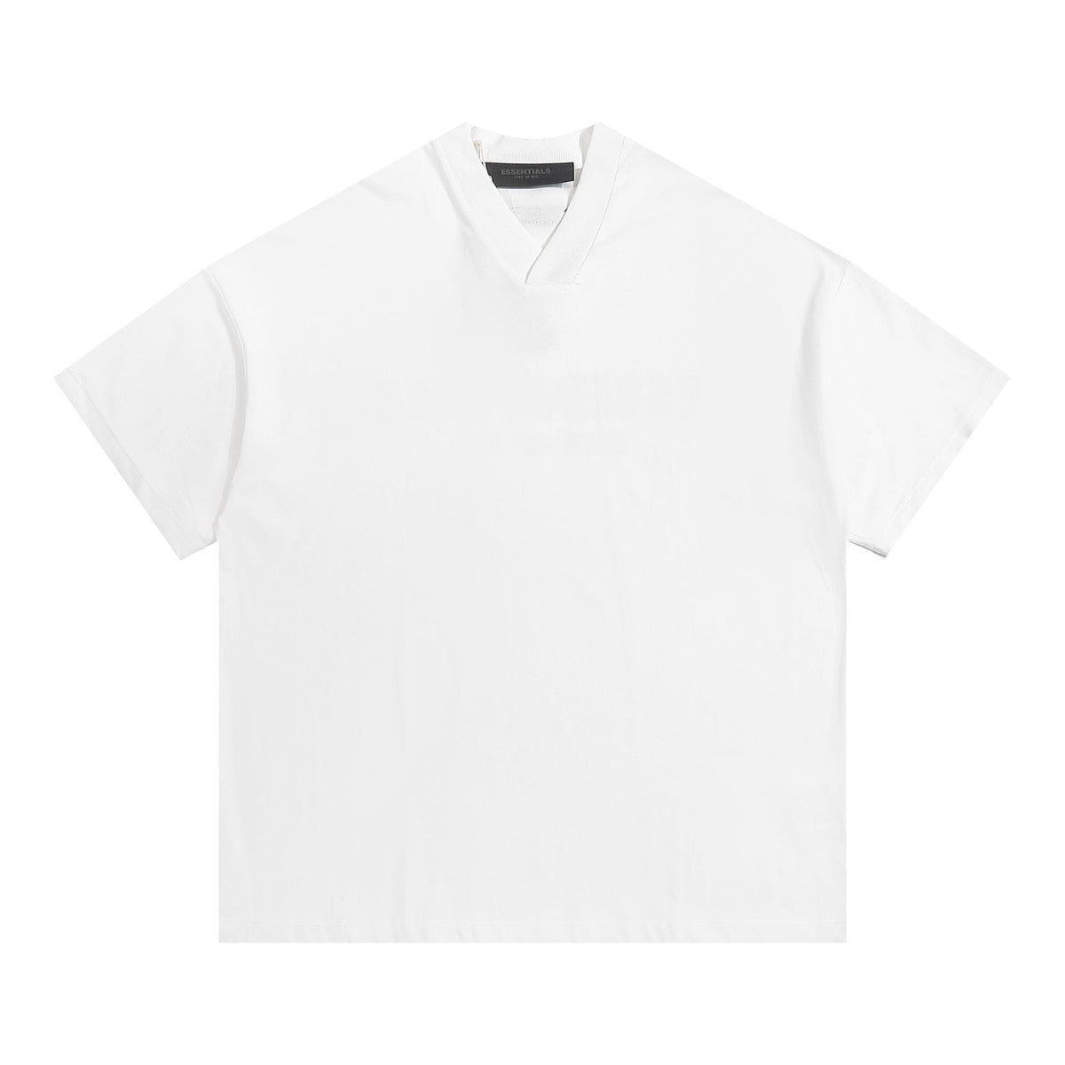 ESSENTIALS V-Notch Back Wordmark T-Shirt ¡ª front