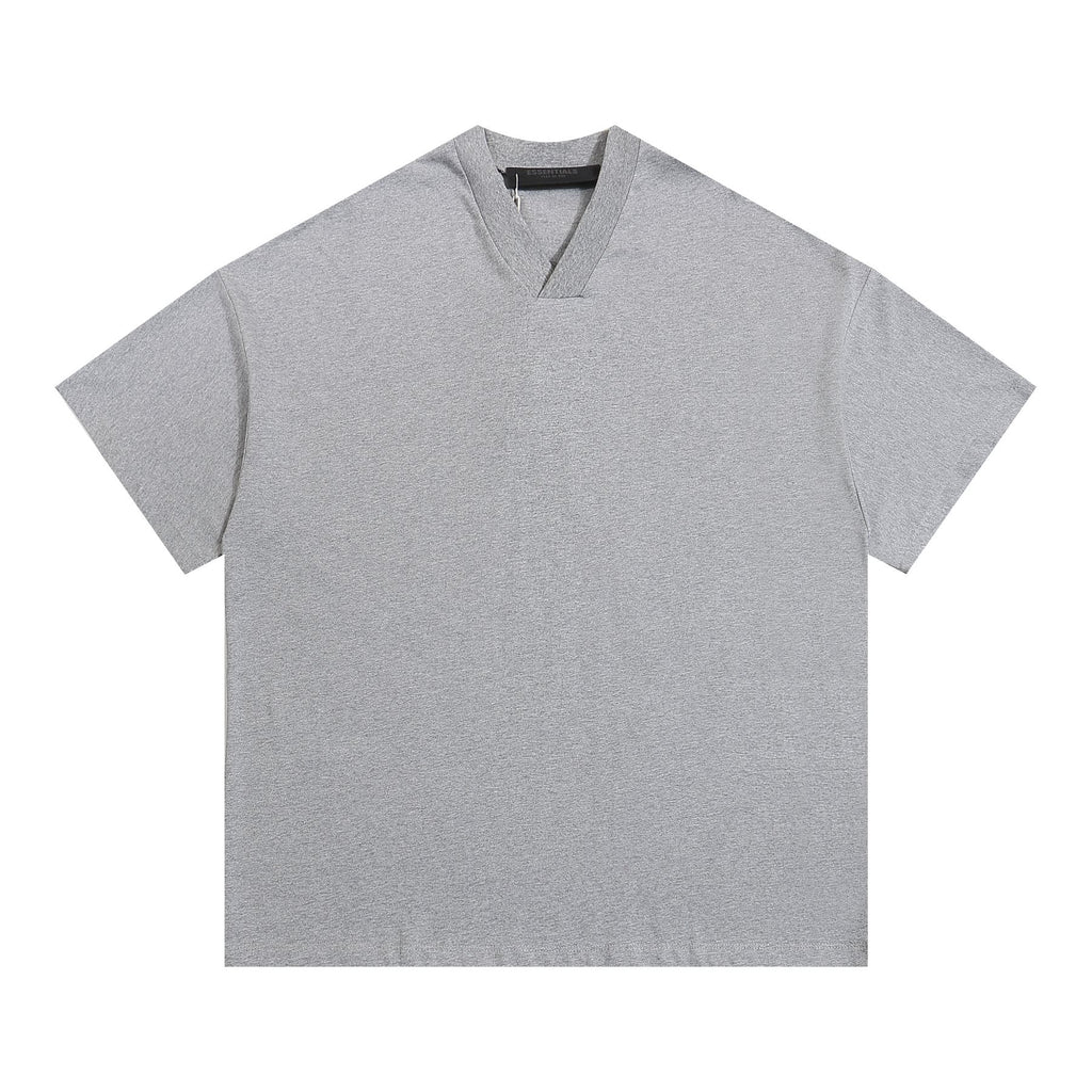 ESSENTIALS V-Notch Back Wordmark T-Shirt ¡ª front