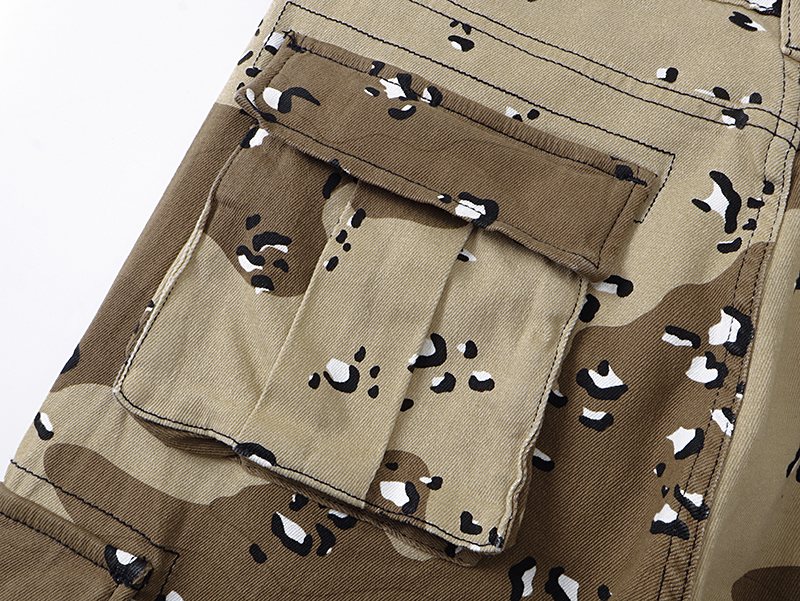 VALABASAS Camo Flared Cargo Pants ¡ª detail
