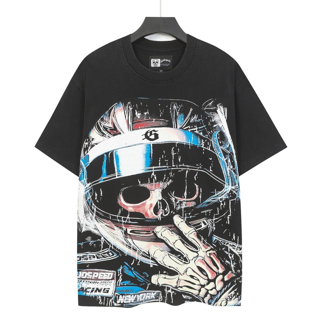 Godspeed Racing Skull Graphic T-Shirt ¡ª hero