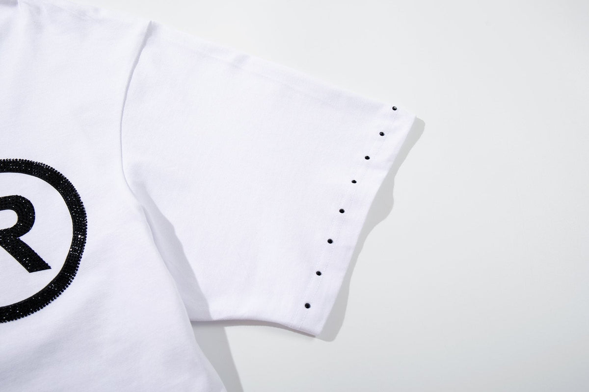 SUPPLY TEE Stud-Trim Flame Graphic T-Shirt ¡ª detail