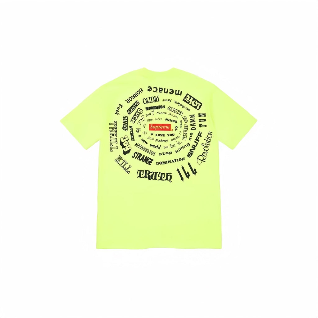Supreme Spiral Graphic T-Shirt ¡ª back