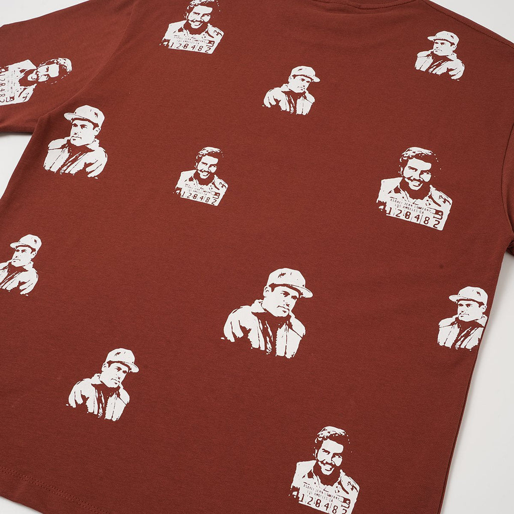 ASAALL All-Over Portrait Graphic Short-Sleeve T-Shirt ¡ª detail