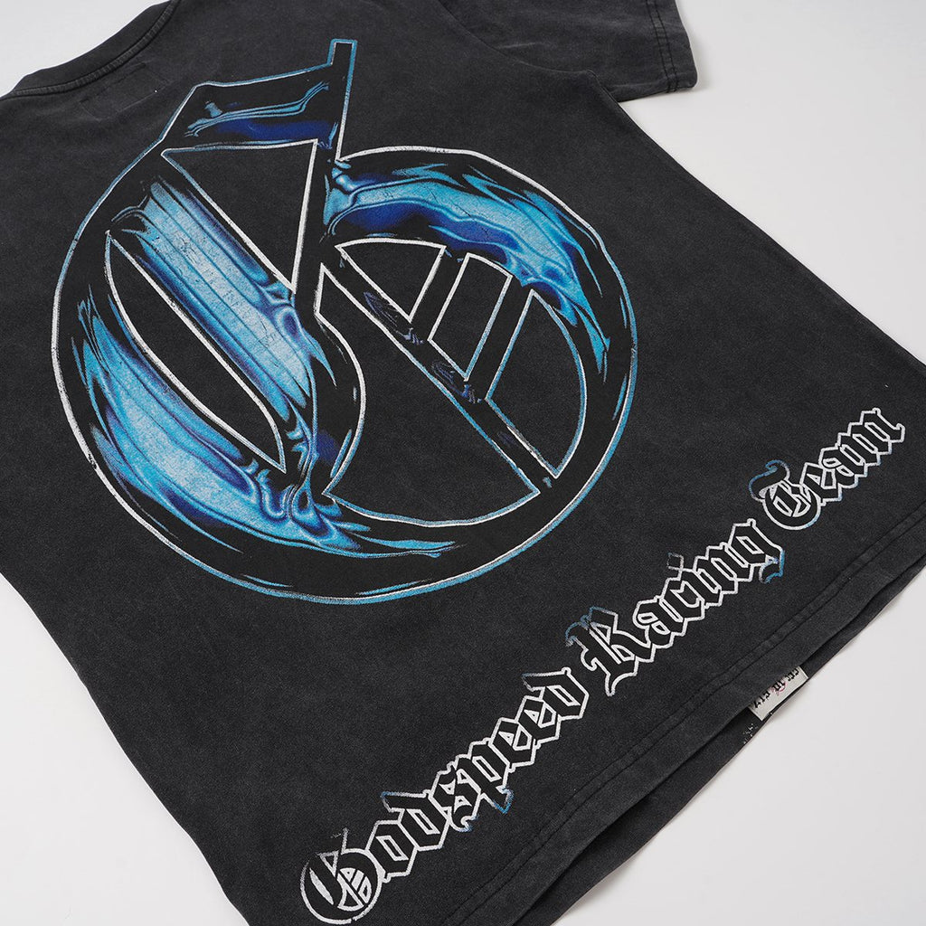 Godspeed Hooded Flag Portrait Graphic T-Shirt ¡ª detail